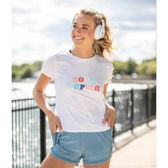 NEW DM MERCHANDISING optimist tee in white - Picture 3 of 3